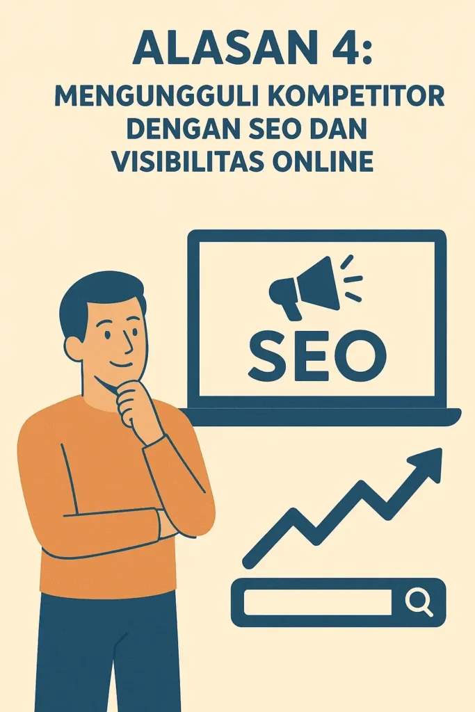 Alasan 4 Mengungguli Kompetitor dengan SEO dan Visibilitas Online-min